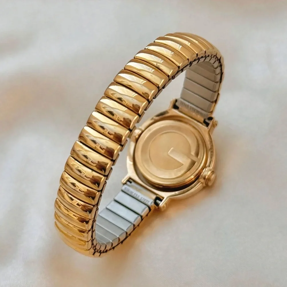 AUTHENTIC VINTAGE GUCCI REVERSIBLE GOLD WATCH